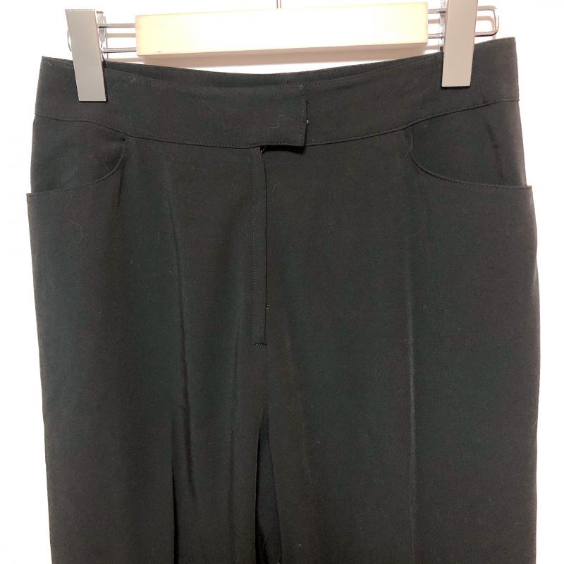 レリアン LEILIAN パンツ スラックス 7 無地 黒 / ブラック / レディース USED 古着 中古 10014405