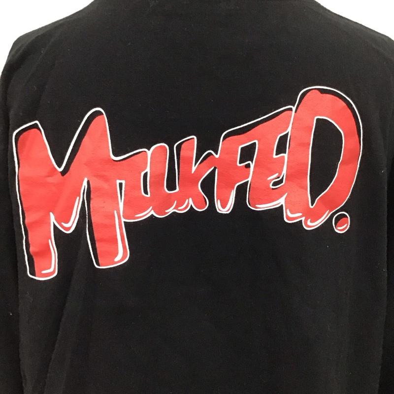 ミルクフェド MILKFED. カットソー 長袖 長袖カットソー プリントカットソー クルーネック プリント 黒 / ブラック / レディース USED 古着 中古 10125121
