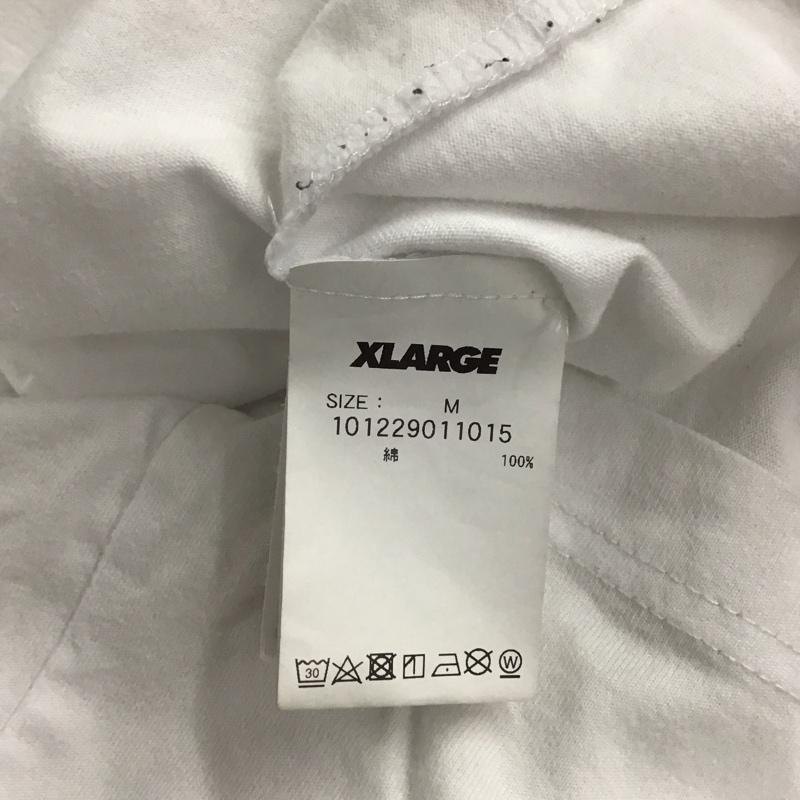 エクストララージ XLARGE Tシャツ 半袖 半袖カットソー プリントTシャツ クルーネックカットソー M ロゴ、文字 X プリント 白 / ホワイト / メンズ USED 古着 中古 10137354