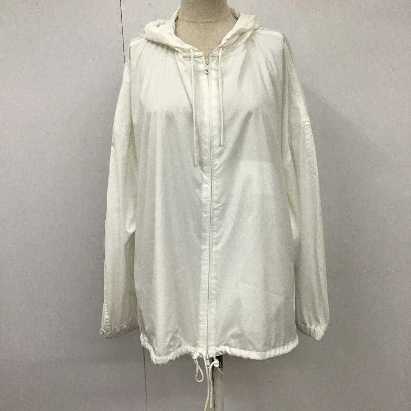 ユニクロ UNIQLO ジャケット、上着 ジャケット、ブレザー 01-21-1f143a ウィンドブレーカー Theory コラボ マウンテンパーカー L 無地 白 / ホワイト / レディース USED 古着 中古 10111749
