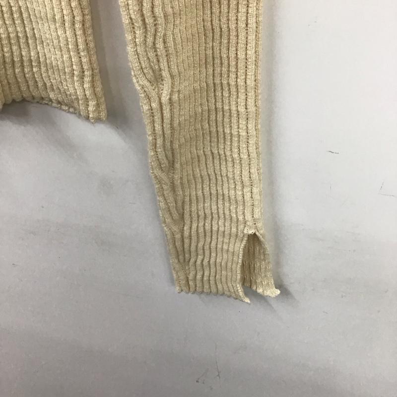 フリークスストア FREAK S STORE カットソー 長袖 F23-TKK-09 袖スリット FREE 無地 アイボリー / アイボリー / レディース USED 古着 中古 10131216