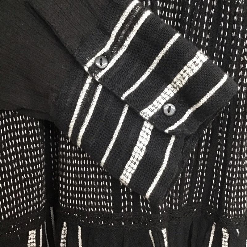 ザラ ZARA ワンピース ひざ丈スカート M 黒 / ブラック / レディース USED 古着 中古 10139539