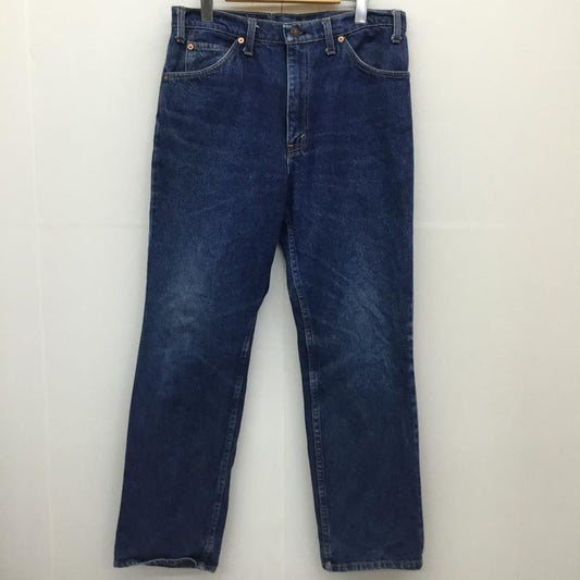 リーバイス Levi s パンツ デニム、ジーンズ USA製 20509-0217 33インチ 無地 インディゴ / インディゴ /  メンズ USED 古着 中古 10125240