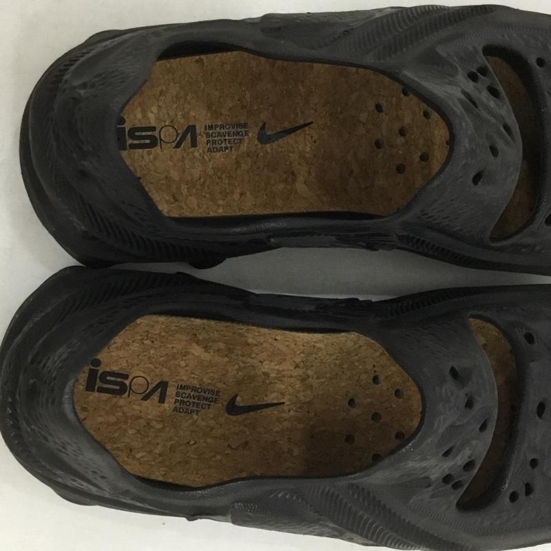 ナイキ NIKE スニーカー スニーカー DM0886 002 ISPA UNIVERSAL 10 箱有 サンダル ワンポイント 黒 / ブラック / メンズ USED 古着 中古 10139211