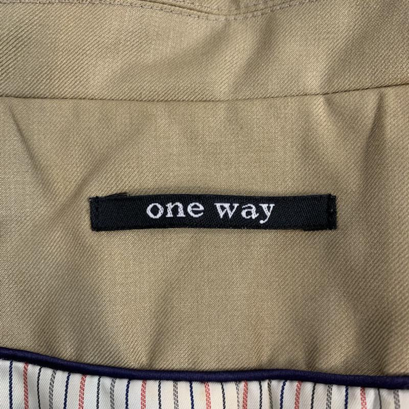 ワンウェイ one way ジャケット、上着 ジャケット、ブレザー S 無地 茶 / ブラウン / レディース USED 古着 中古 10042887