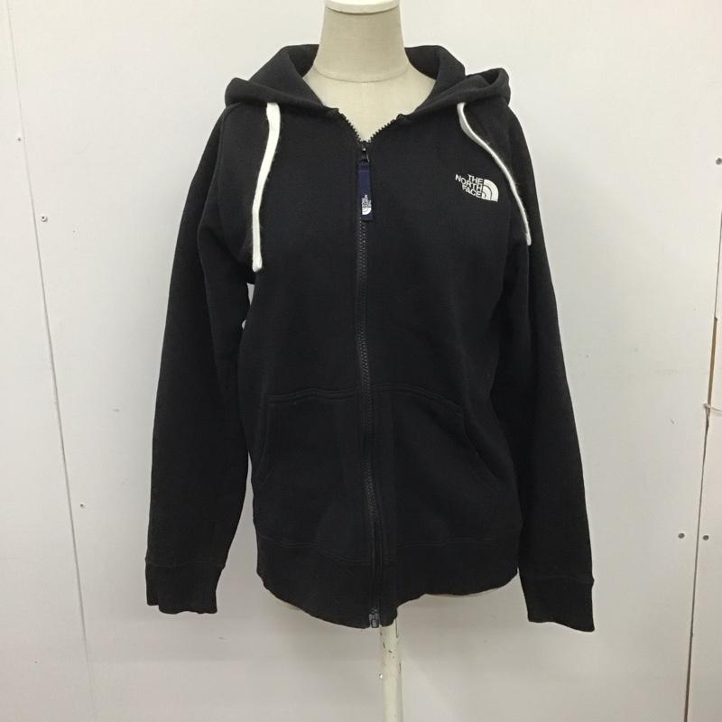 ザノースフェイス THE NORTH FACE パーカー 長袖 ntw12340 リアビューフルジップフーディ ジップアップパーカー M 無地 黒 / ブラック / レディース USED 古着 中古 10124731