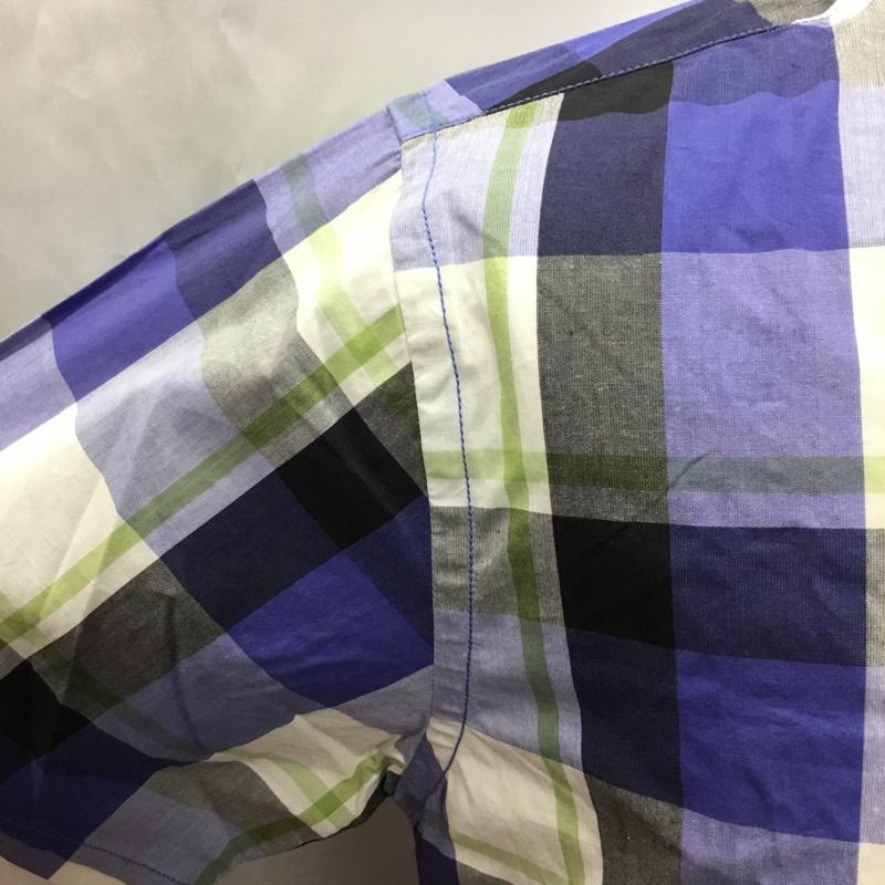 ステューシー STUSSY シャツ、ブラウス 半袖 半袖シャツ カラーシャツ 半袖カットソー チェックシャツ ボタンダウンシャツ S チェック マルチカラー / マルチカラー /  メンズ USED 古着 中古 10108526