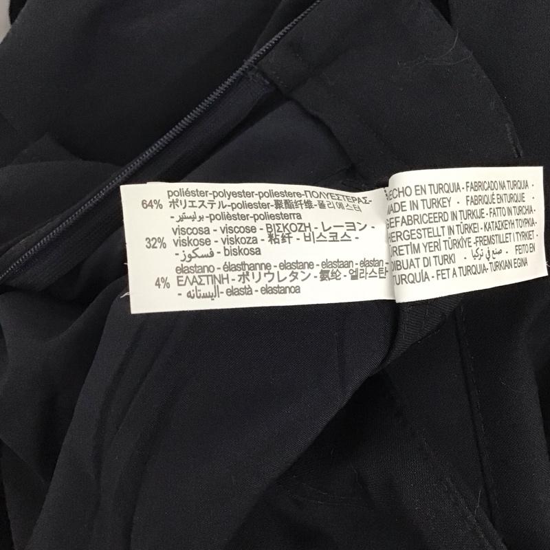 ザラ ZARA スカート ひざ丈スカート XS 無地 黒 / ブラック /  レディース USED 古着 中古 10131876