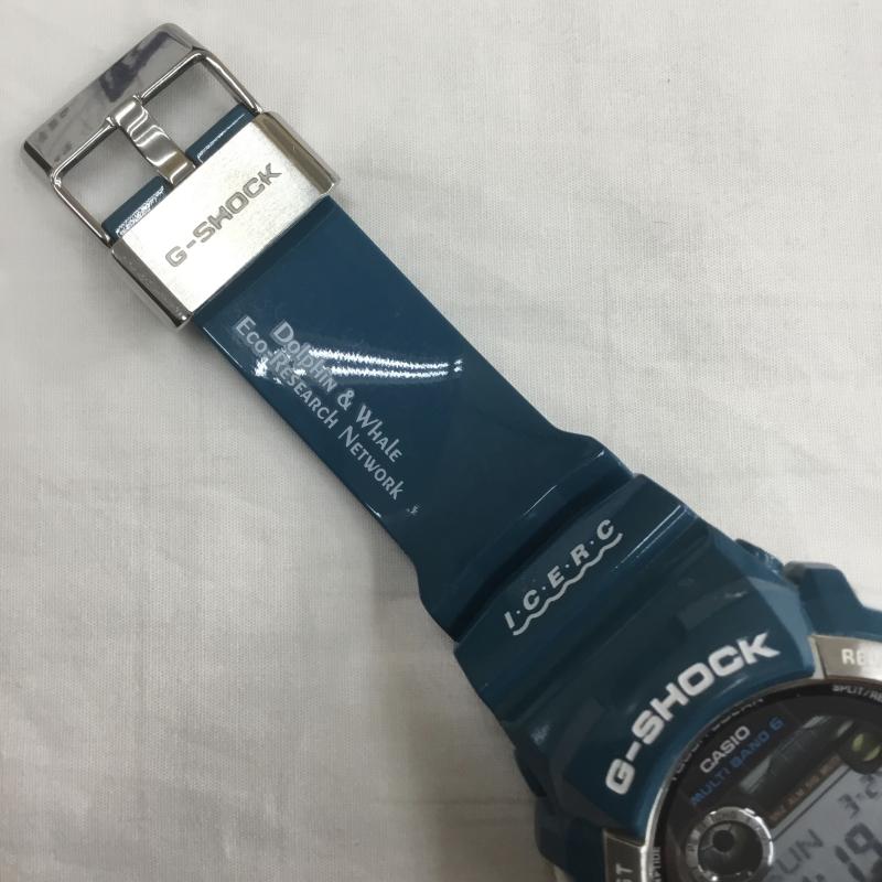 ジーショック G-SHOCK 腕時計 デジタル Love The Sea And The Earth 2012 イルカ クジラ モデル GWX-8900K ロゴ、文字 青 / ブルー / メンズ USED 古着 中古 10108208