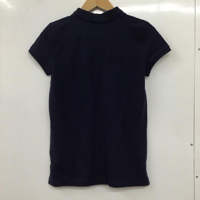ポロラルフローレン POLO RALPH LAUREN ポロシャツ 半袖 半袖ポロシャツ カラーシャツ 半袖カットソー XL ロゴ、文字 紺 / ネイビー / レディース USED 古着 中古 10135617