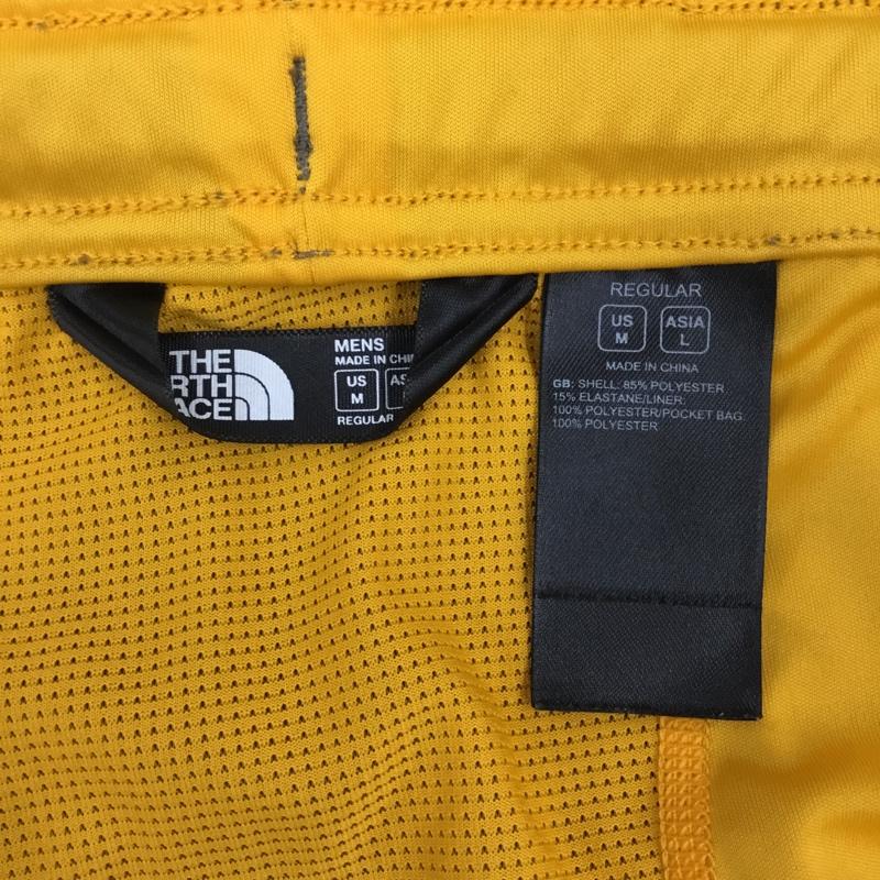 ザノースフェイス THE NORTH FACE パンツ ショートパンツ ショートパンツ ハーフパンツ カジュアルパンツ スポーツウェア L ロゴ、文字 茶 / ブラウン / X 黄 / イエロー / メンズ USED 古着 中古 10108741