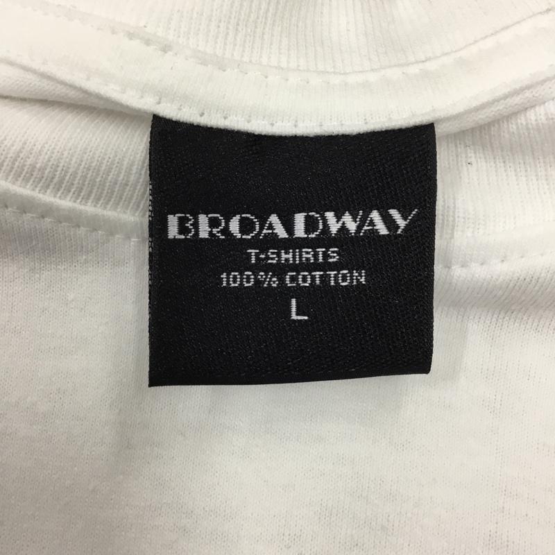 古着 USED Tシャツ 半袖 半袖カットソー プリントTシャツ クルーネックカットソー バンドTシャツ L プリント 白 / ホワイト / メンズ USED 古着 中古 10106926