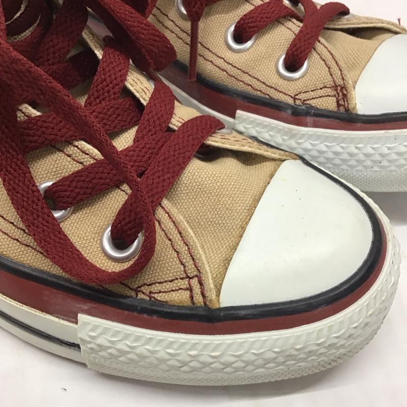 コンバース CONVERSE スニーカー スニーカー 1B937 MTポップ HI オールスター 23cm 23.0cm ロゴ、文字 ベージュ / ベージュ / X 白 / ホワイト / X えんじ / ワインレッド / レディース USED 古着 中古 10116231