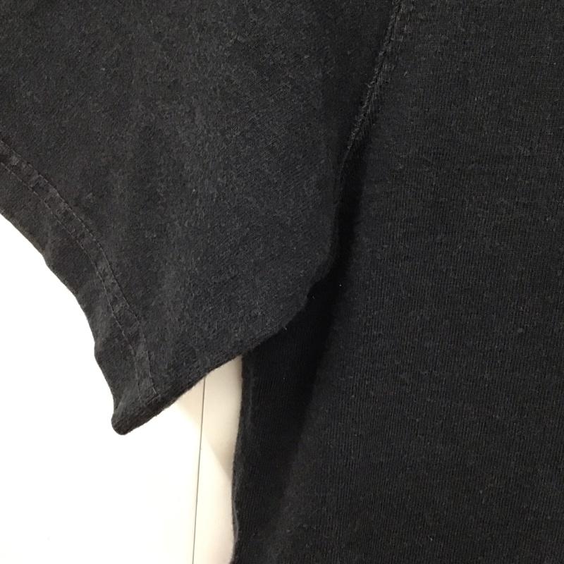 ザリアルマッコイズ THE REAL McCOY S Tシャツ 半袖 半袖カットソー プリントTシャツ クルーネックカットソー S プリント 黒 / ブラック /  メンズ USED 古着 中古 10113148