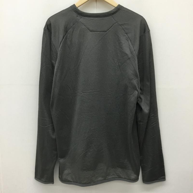 マウンテン ハード ウェアー MOUNTAIN HARDWEAR カットソー 長袖 OM9997 L ロゴ、文字 カーキ / カーキ / メンズ USED 古着 中古 10139059