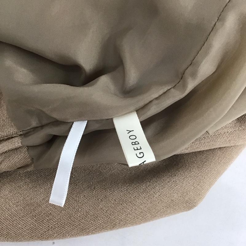 アリシアページボーイ alicia PAGEBOY スカート ミニスカート FREE 無地 茶 / ブラウン /  レディース USED 古着 中古 10133394