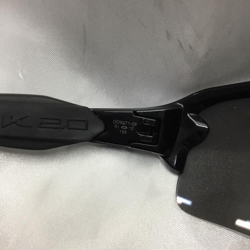 オークリー OAKLEY めがね・サングラス サングラス OO9271-09 FLAK2.0 アジアフィット ミラーレンズ ワンポイント 黒 / ブラック / メンズ USED 古着 中古 10110644