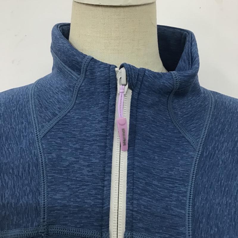 マーモット Marmot ジャケット、上着 ジャケット、ブレザー ジップアップジャケット ジャンパー アウター スポーツウェア XL ロゴ、文字 青 / ブルー / レディース USED 古着 中古 10105625