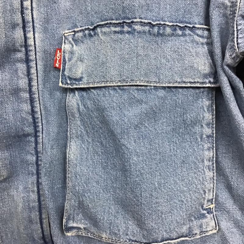 リーバイストラウスアンドコー Levi Strauss & co. ジャケット、上着 ジャケット、ブレザー ジップアップデニムジャケット Gジャン アウター S 無地 インディゴ / インディゴ / レディース USED 古着 中古 10128976