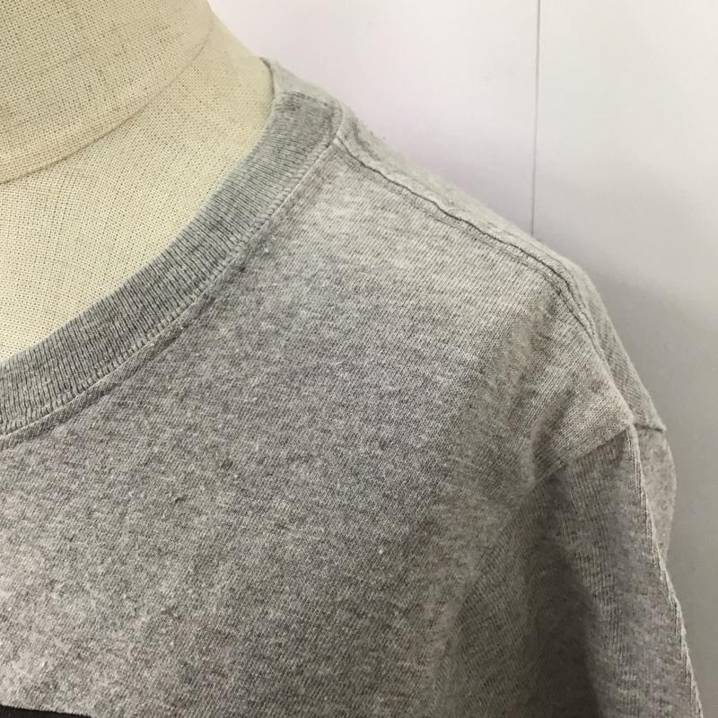 エックスガール X-girl Tシャツ 半袖 半袖カットソー プリントTシャツ クルーネックカットソー 1 プリント 灰 / グレー / レディース USED 古着 中古 10115735