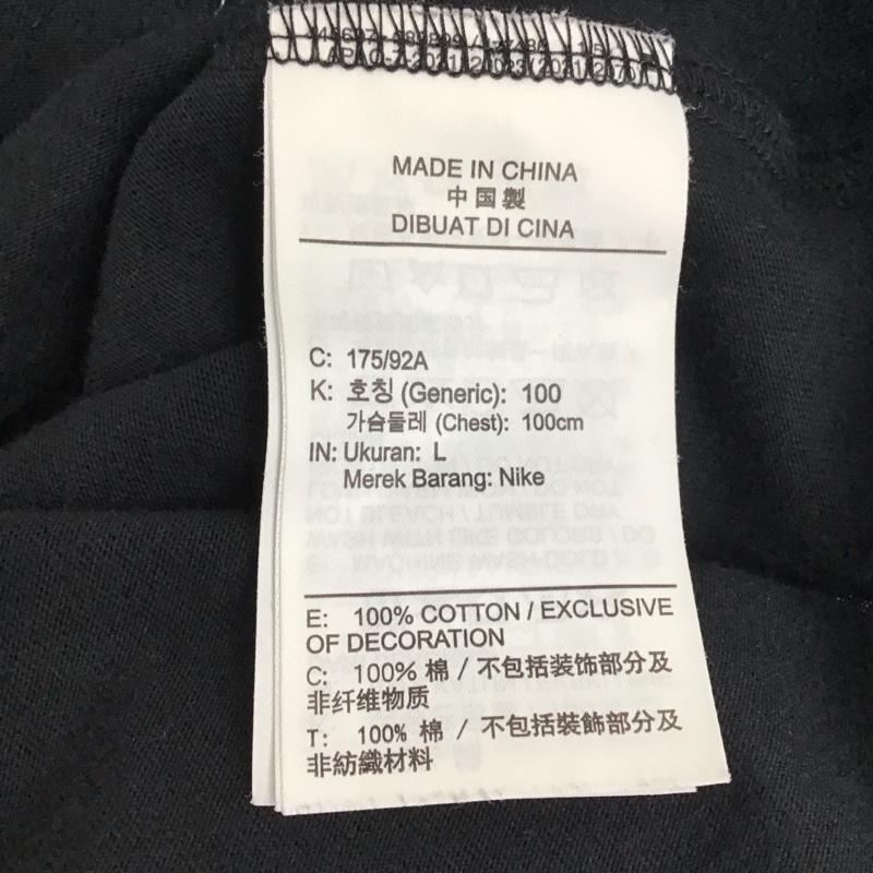 ナイキ NIKE カットソー 長袖 fn0802-010 長袖カットソー クルーネックカットソー スポーツウェア L ロゴ、文字 黒 / ブラック / メンズ USED 古着 中古 10115944