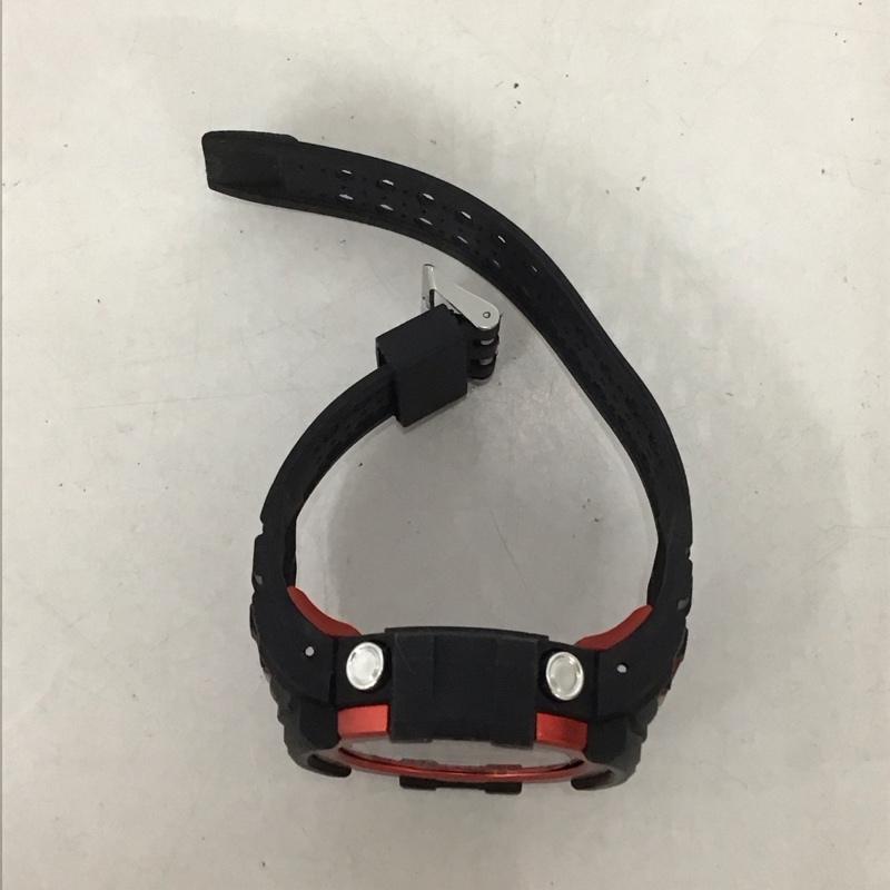 古着 USED 腕時計 デジタル 無地 黒 / ブラック / X 赤 / レッド / メンズ USED 古着 中古 10134503