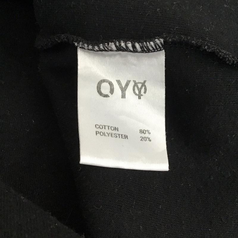 オーワイ OY Tシャツ 半袖 半袖カットソー プリントTシャツ クルーネックカットソー ロゴ、文字 黒 / ブラック /  メンズ USED 古着 中古 10109817