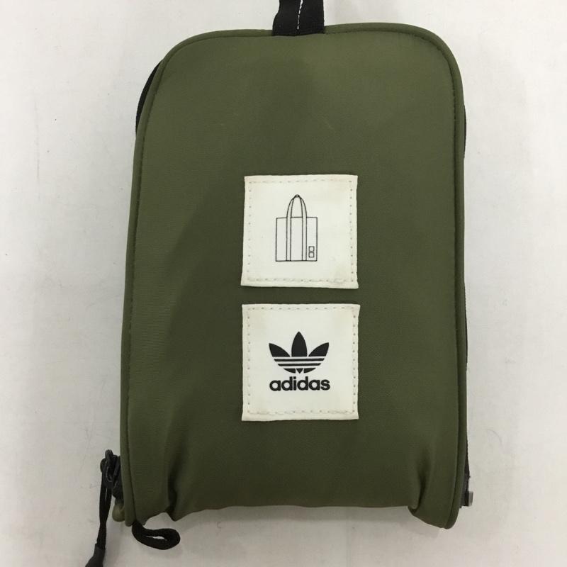 アディダス adidas トートバッグ トートバッグ DV0266 パッカブルトートバッグ 折り畳み ロゴ、文字 カーキ / カーキ / X 黒 / ブラック / メンズ USED 古着 中古 10131071