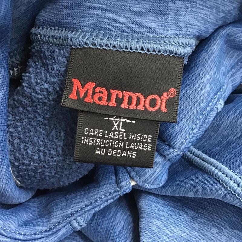 マーモット Marmot ジャケット、上着 ジャケット、ブレザー ジップアップジャケット ジャンパー アウター スポーツウェア XL ロゴ、文字 青 / ブルー / レディース USED 古着 中古 10105625
