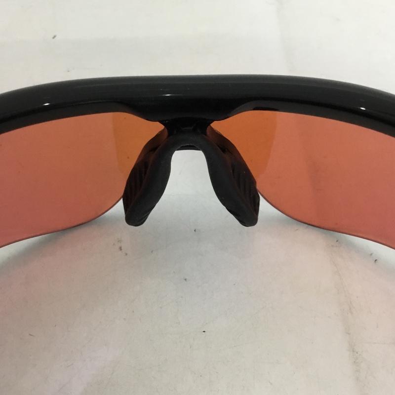 オークリー OAKLEY めがね・サングラス サングラス OO9206-28 RADAR LOCK スポーツサングラス ミラーレンズ 箱有 ロゴ、文字 黒 / ブラック / メンズ USED 古着 中古 10129373