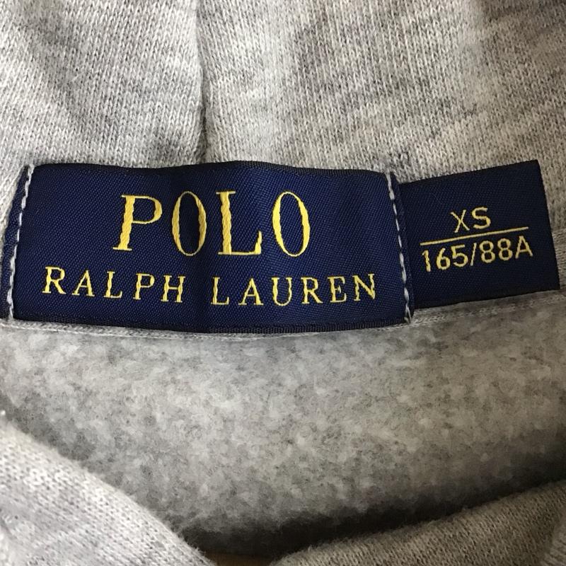ポロラルフローレン POLO RALPH LAUREN パーカー 長袖 710585964001 長袖パーカー フード付きパーカー プリントスウェット トレーナー XS ロゴ、文字 灰 / グレー /  メンズ USED 古着 中古 10118602