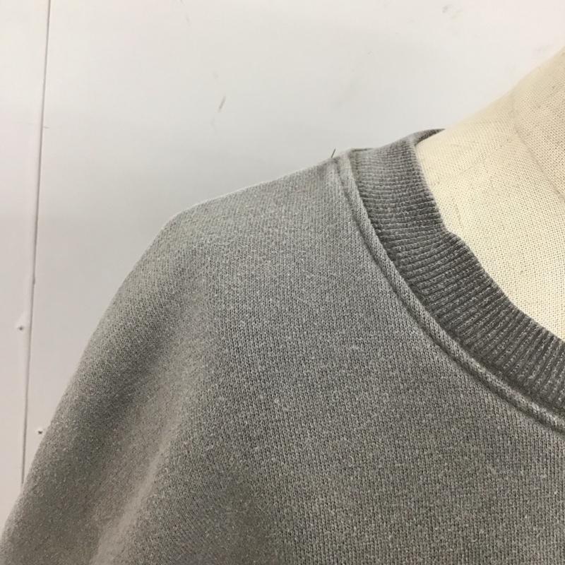 ザラ ZARA トレーナー 長袖 スウェット M 無地 チャコールグレー / チャコールグレー / レディース USED 古着 中古 10112211