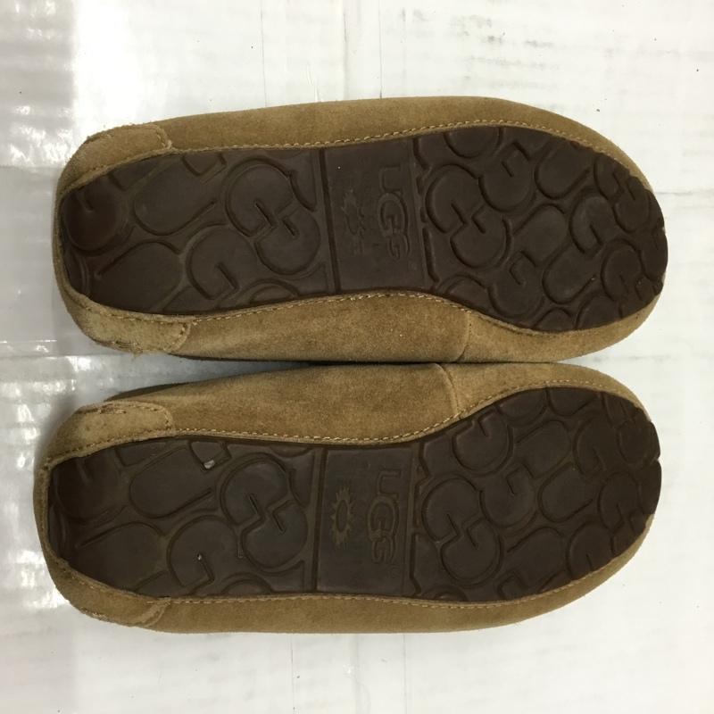 アグ UGG スリッポン スリッポン 1014882 LITNEY リトニー モカシン 22cm 22.0cm ロゴ、文字 茶 / ブラウン / レディース USED 古着 中古 10106625
