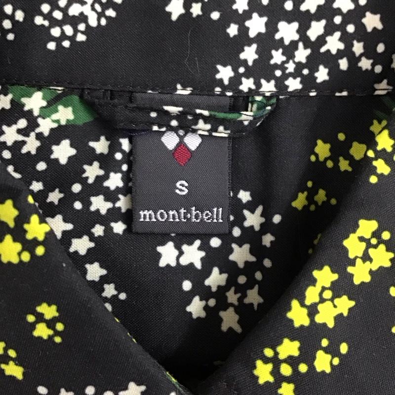 モンベル mont-bell シャツ、ブラウス 半袖 1114287 WIC ライト プリント ショートスリーブシャツ S 花柄 黒 / ブラック / レディース USED 古着 中古 10114918