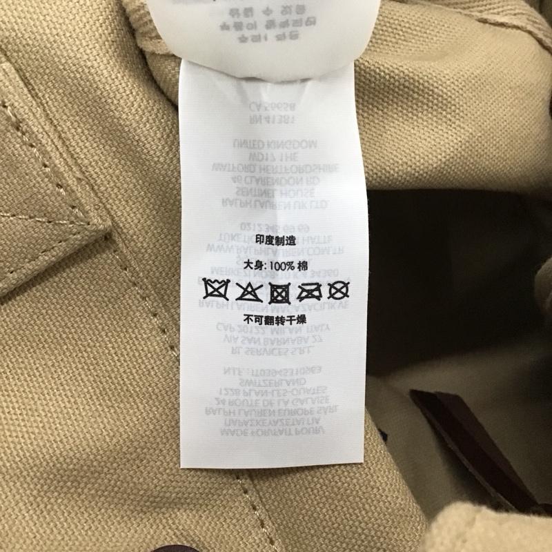 ポロラルフローレン POLO RALPH LAUREN トートバッグ トートバッグ キャンバス ショッパー トート 2WAY ショルダー ワンポイント ベージュ / ベージュ / メンズ USED 古着 中古 10126324
