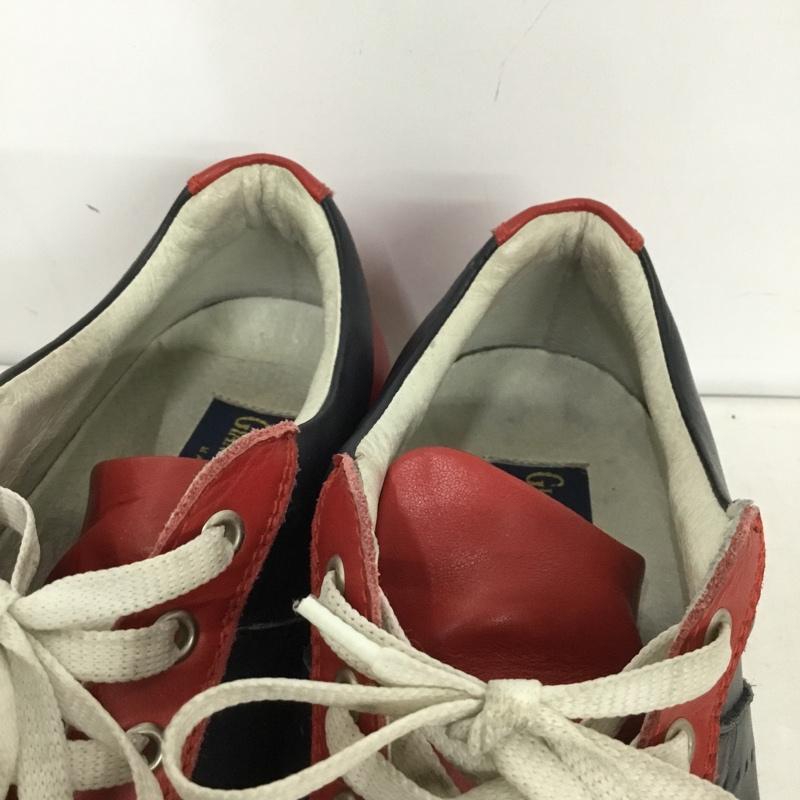 古着 USED スニーカー スニーカー GIANFRANCO LATTANZI 40 2733 無地 赤 / レッド / X 白 / ホワイト / X 紺 / ネイビー / メンズ USED 古着 中古 10149455