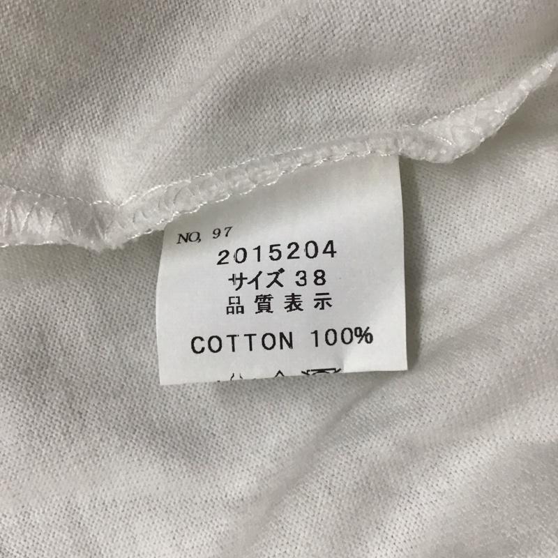 古着 USED カットソー 半袖 2015204 tang ノースリーブ サイドスリット タグ付き 38 無地 白 / ホワイト / レディース USED 古着 中古 10123499