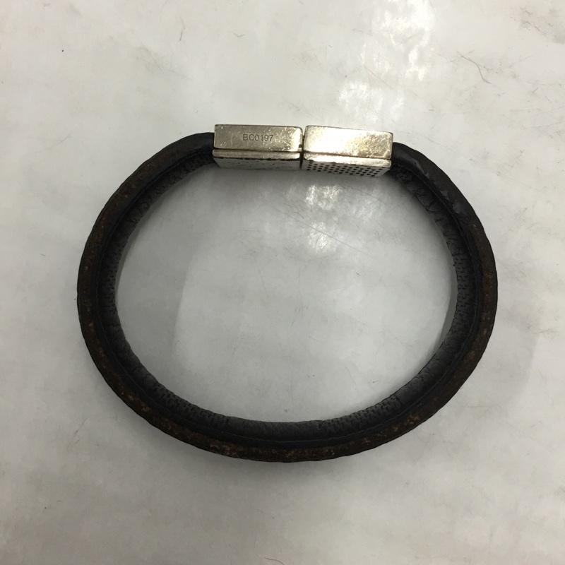 ルイヴィトン LOUIS VUITTON アクセサリー ブレスレット、バングル BC0197 グラフィット ロゴ、文字 黒 / ブラック / レディース USED 古着 中古 10114550