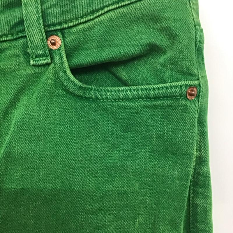 ザラ ZARA パンツ デニム、ジーンズ 8246 245 500 フレアパンツ カラーパンツ 無地 緑 / グリーン / レディース USED 古着 中古 10139158