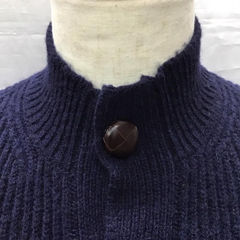 ユナイテッドアローズ UNITED ARROWS カーディガン 長袖 長袖ニットカーディガン セーター 前ボタン 46 無地 紺 / ネイビー / メンズ USED 古着 中古 10113241