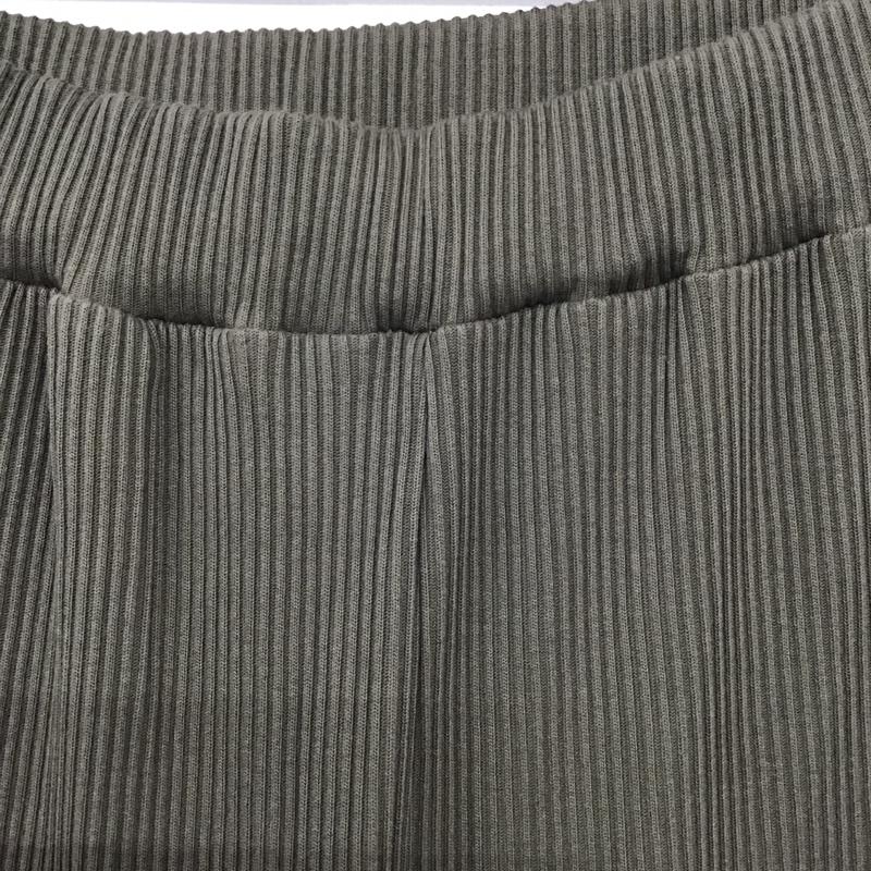 ローリーズファーム LOWRYS FARM ボトムス ボトムス リブパンツ FREE 無地 カーキ / カーキ / レディース USED 古着 中古 10137208