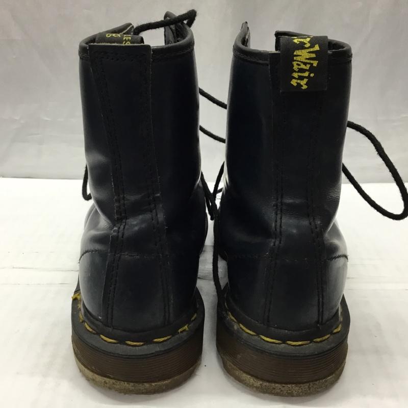 ドクターマーチン Dr.Martens ブーツ ショートブーツ 80年代 イングランド製 レースアップ 8ホール 無地 紺 / ネイビー / レディース USED 古着 中古 10122209