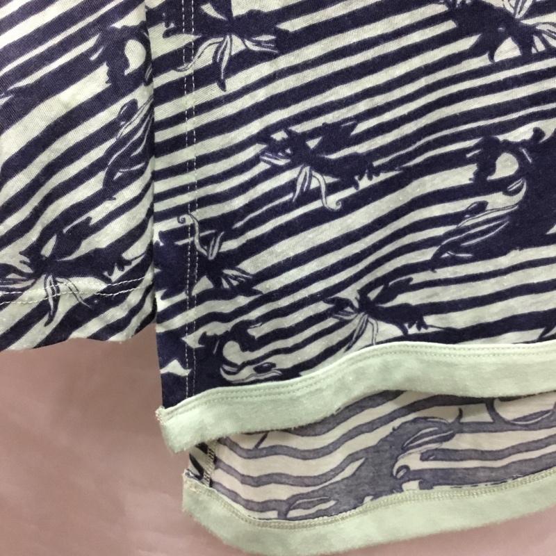 ディーゼル DIESEL トップス トップス ホルターネック M 総柄 紺 / ネイビー / X 薄緑 / ライトグリーン / レディース USED 古着 中古 10118168