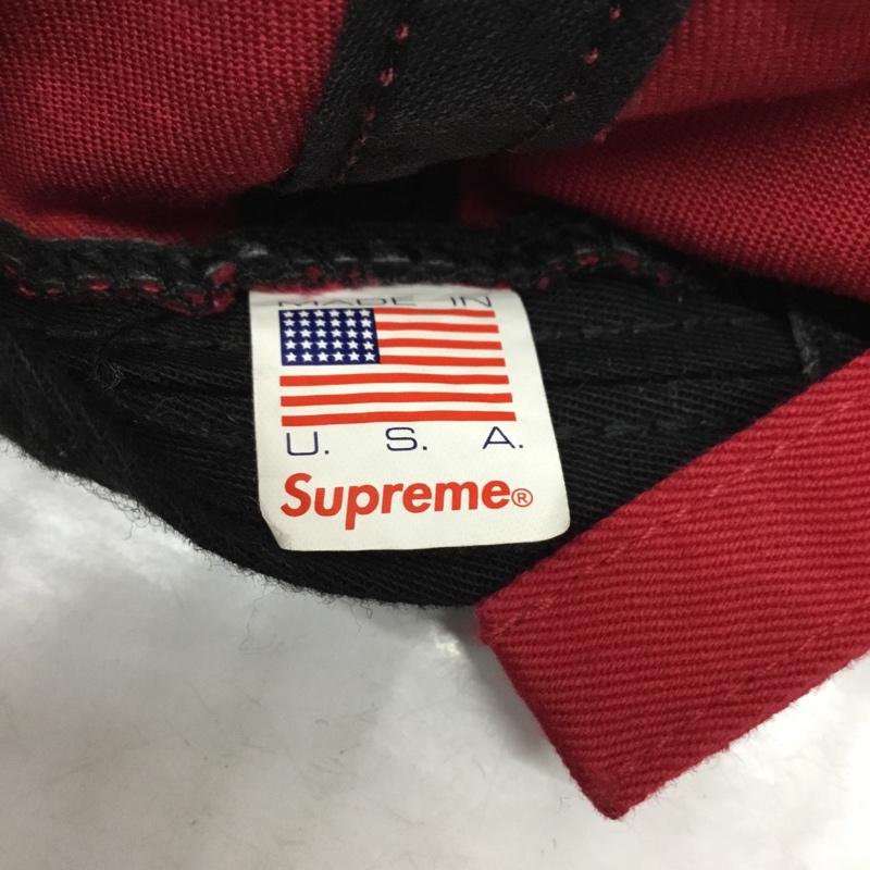 シュプリーム Supreme 帽子 キャップ Twill Classic Logo 6-Panel ロゴ、文字 赤 / レッド / メンズ USED 古着 中古 10114736