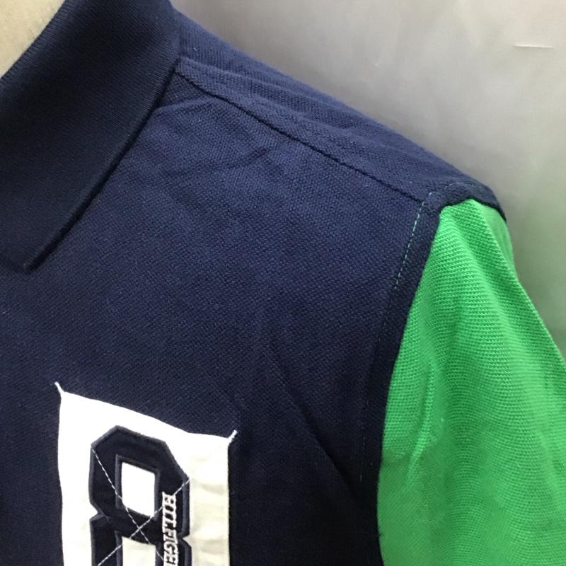 トミーヒルフィガー TOMMY HILFIGER ポロシャツ 半袖 半袖ポロシャツ カラーシャツ 半袖カットソー S ロゴ、文字 マルチカラー / マルチカラー /  メンズ USED 古着 中古 10111681