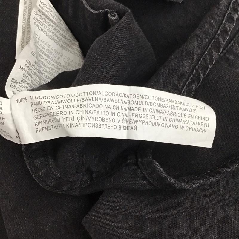 ザラメン ZARA MAN シャツ、ブラウス 長袖 長袖シャツ 無地シャツ カラーシャツ S 無地 黒 / ブラック / メンズ USED 古着 中古 10133120