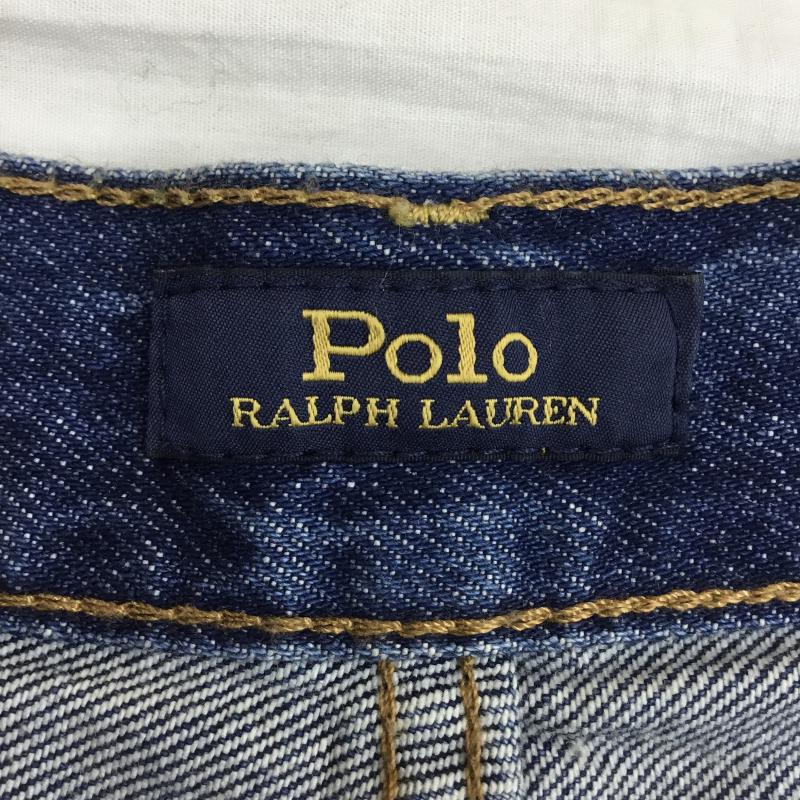 ポロラルフローレン POLO RALPH LAUREN パンツ ショートパンツ 27インチ 無地 インディゴ / インディゴ / レディース USED 古着 中古 10139669