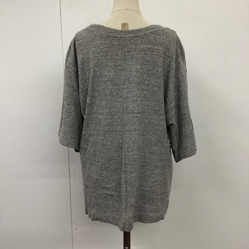 アメリカーナ AMERICANA Tシャツ 半袖 コットン ロゴ、文字 灰 / グレー / レディース USED 古着 中古 10114943