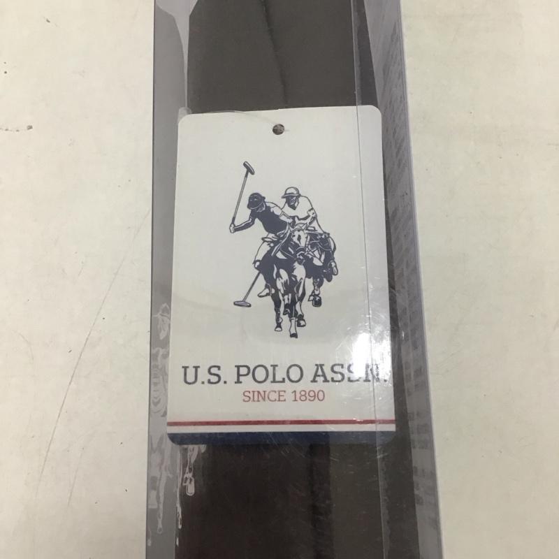 ユーエスポロアッスン U.S.POLO ASSN. ファッション小物 傘 折りたたみ 自動開閉傘 ロゴ、文字 茶 / ブラウン / メンズ USED 古着 中古 10136035