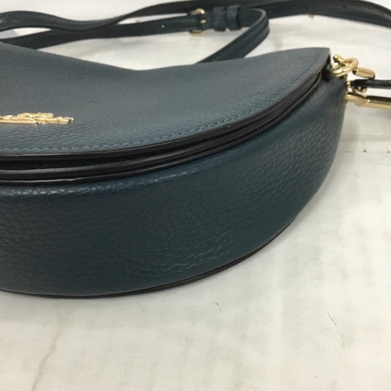 コーチ COACH ショルダーバッグ ショルダーバッグ C1432 ハーフムーン ロゴ、文字 青 / ブルー / レディース USED 古着 中古 10124183